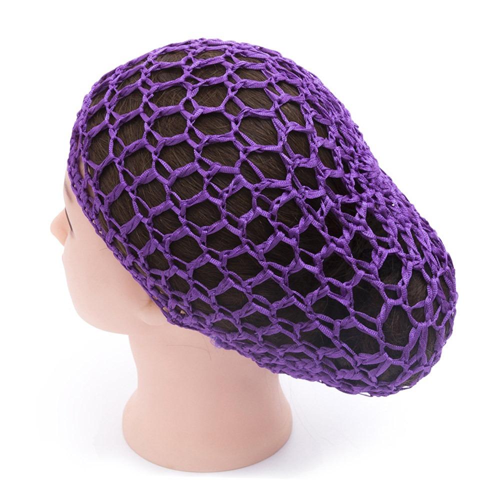 Мягкая вискозная трикотажная сетка для волос, тонкая/редкая сетка, работа крючком, снуд для пучка, для бортпроводниц, медсестер