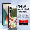 Fruit Art Images  Phone Case For Redmi Note 14 13 12 11 Pro Plus S 5G 14C A3 Soft Black Phone Cover