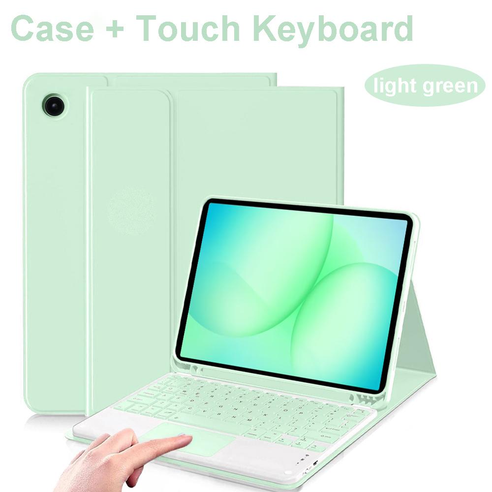 Case for Samsung Galaxy Tab A11 Plus 11 Inch, Detachable Bluetooth Keyboard Cover for Samsung Tab A11+ SM-X230/235/236B/310/315