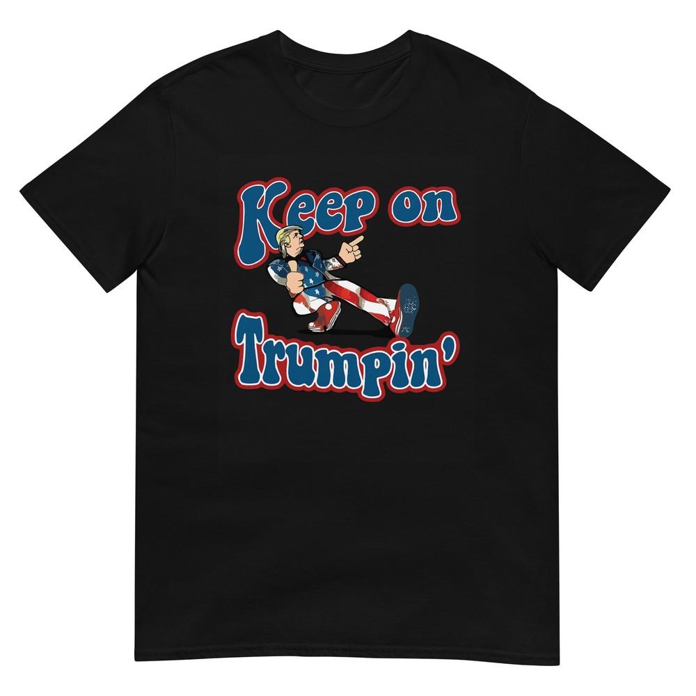 Keep On Trumpin Funny Retro Style Trump Design Vintage TShirt