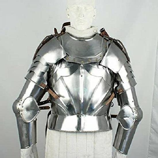Metal Muscle Complete Medieval Knight Arms Arms Set 20 Gauge Steel