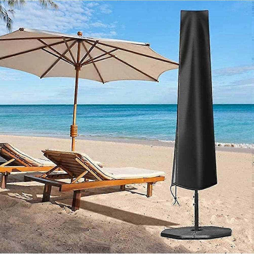 600D Oxford Waterproof parasol covers for 9 to 11 foot outdoor parasols - Mishan