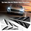 Автомобиль Авто Боковой Воздуховыпуск Впуск Воздуха Наклейка Капот Декоративные аксессуары для стайлинга автомобиля