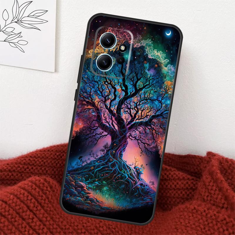 Tree of Life Space Galaxy Stars Case For Xiaomi Redmi Note 14 13 12 11 10 15 Pro Plus Cover For Redmi 15 15C 10C 12C 13C 14C