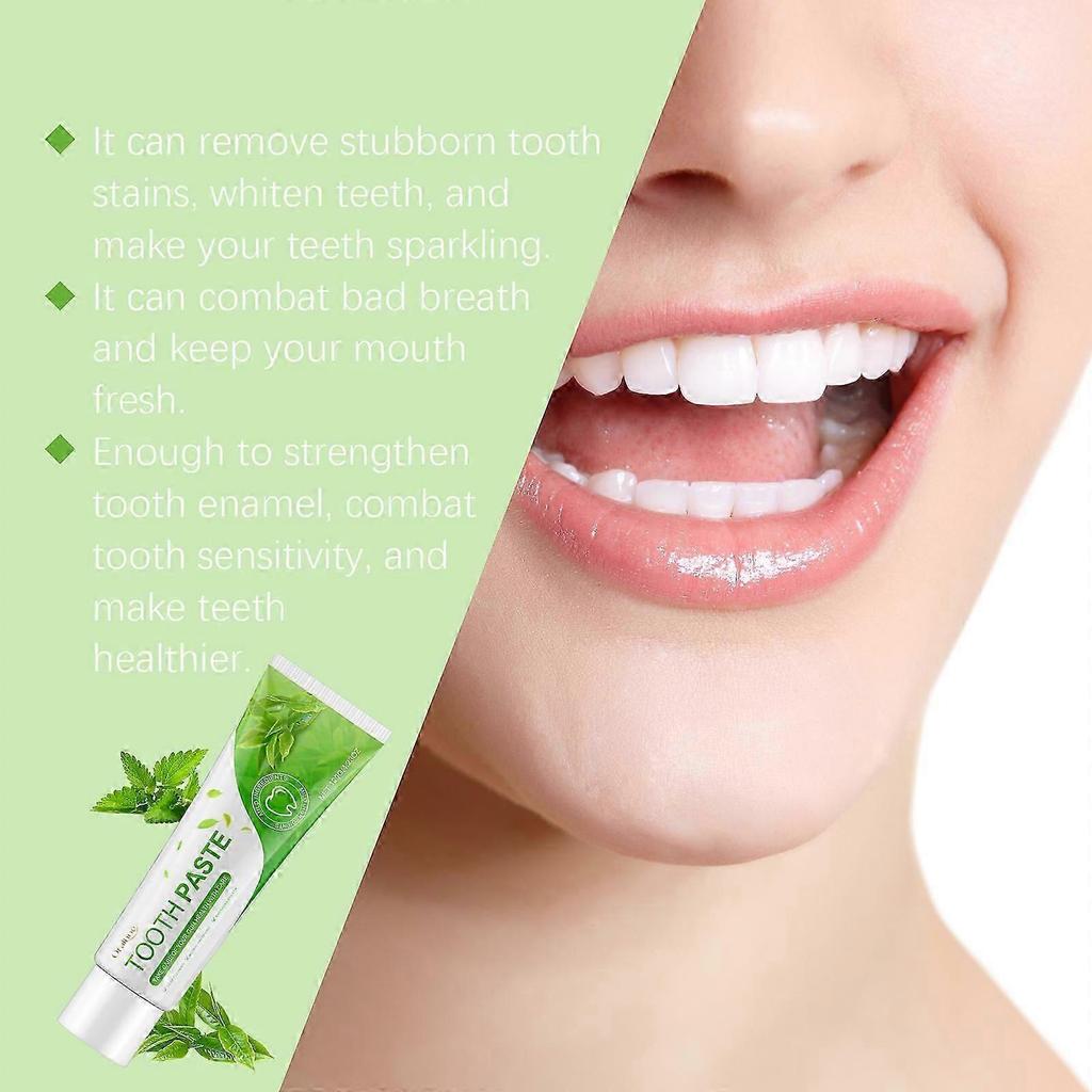 Oralhoe green tea toothpaste. Green tea toothpaste gently cleans teeth, stains and dental care
