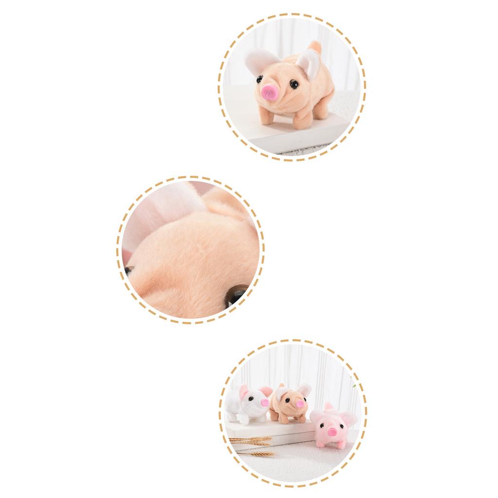 Stuffed Animal Oinking Walking Pig Nose Twitching Electric Plush Toy Great Gifts for Toddlers Boys Girls Kids