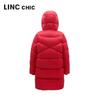 Jinyujie Women's Mid-Length Thickened Hooded Puffer Down Jacket Y23606272