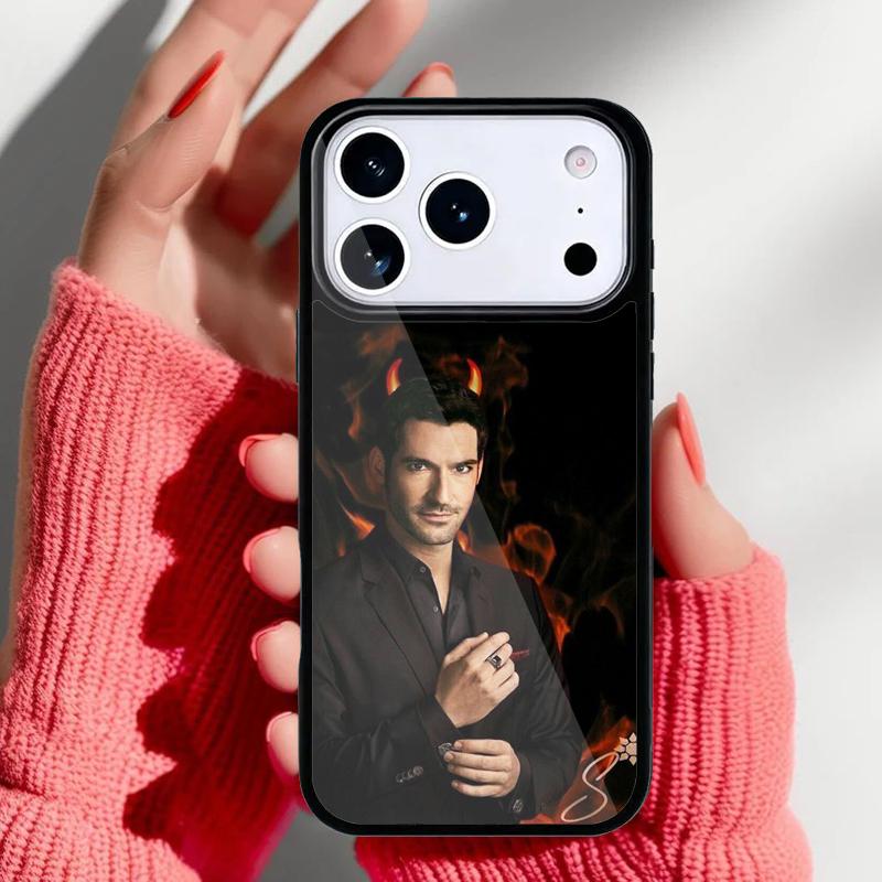Американский ТВ Люцифер Чехол для телефона для iPhone 17 16 15 14 13 Pro Max Задняя крышка для 12 11 Pro Coque