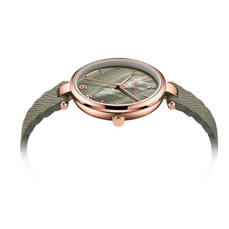 Mother-of-pearl Lady Women's Watch Japan Quartz Fine Fashion Hours Woman Simple Genuine Leather Girl's Birthday Gift Julius Box