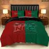 Постельное белье с узором Неймеген (Nec Nijmegen) Комплект одеяла Пододеяльник Наволочка Домашний Декор Подарок на День Рождения (1 * пододеяльник + 2 * наволочка без наполнителя)