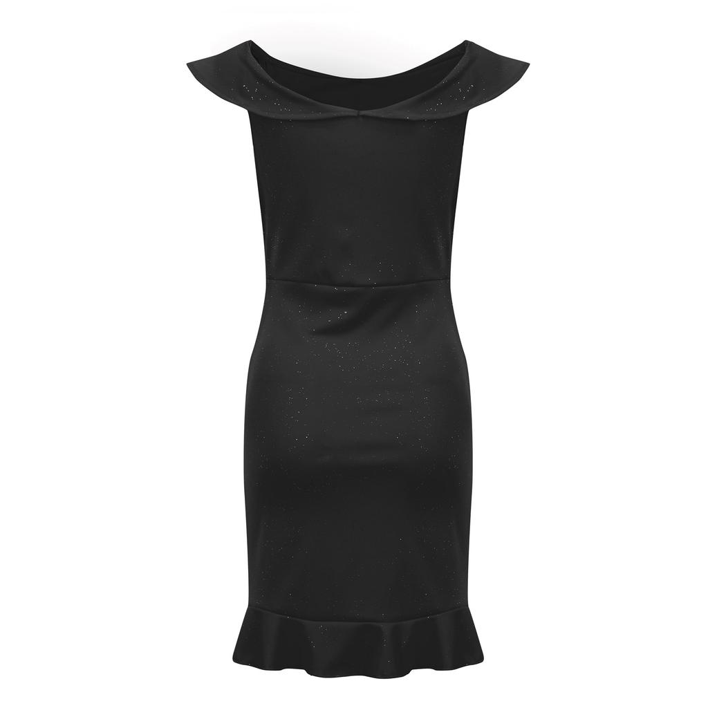 Женское тонкое платье-пуловер с открытыми плечами и драпировкой, пудрой и складками