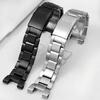 Для Casio GST-B100 26x 14 мм Вогнутый Интерфейс Нержавеющая Сталь Двойная Застежка-Бабочка Ремешок для Часов Мужской 210D/100D/S110d/330/W300 Ремешок