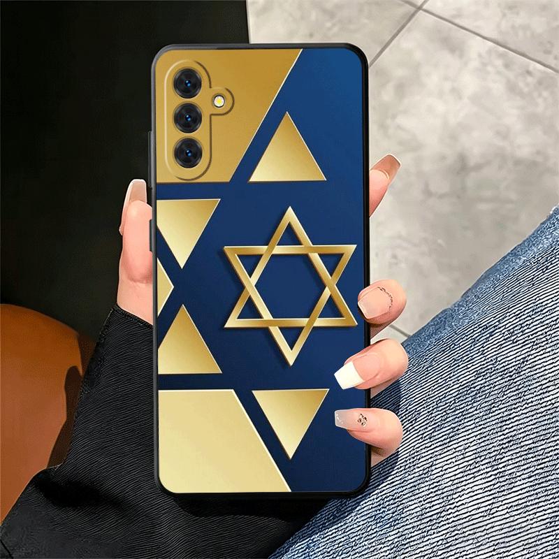 David Jewish Star Symbol Soft Phone Case for Samsung A17 A37 A57 A16 A26 A36 A56 A15 A25 A35 A55 A14 A24 A34 A54 A13 A23 A33 A53