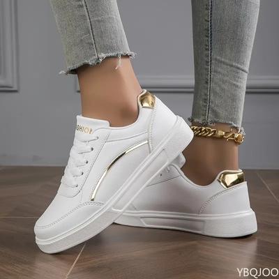 Модная весенне-осенняя новая повседневная удобная женская обувь для работы, для поездок на работу, простая, универсальная, дышащая женская белая обувь