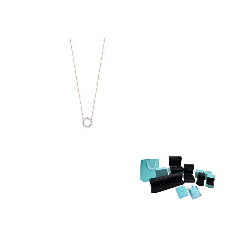 TIFFANY & CO. Necklaces Women's Rose Gold GRP11471