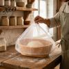 Disposable Dough Proofing Basket Liners Non-woven Banneton Liners, Stretchable Fermentation Covers, Sourdough Non Stick Hoods for Home Bakers