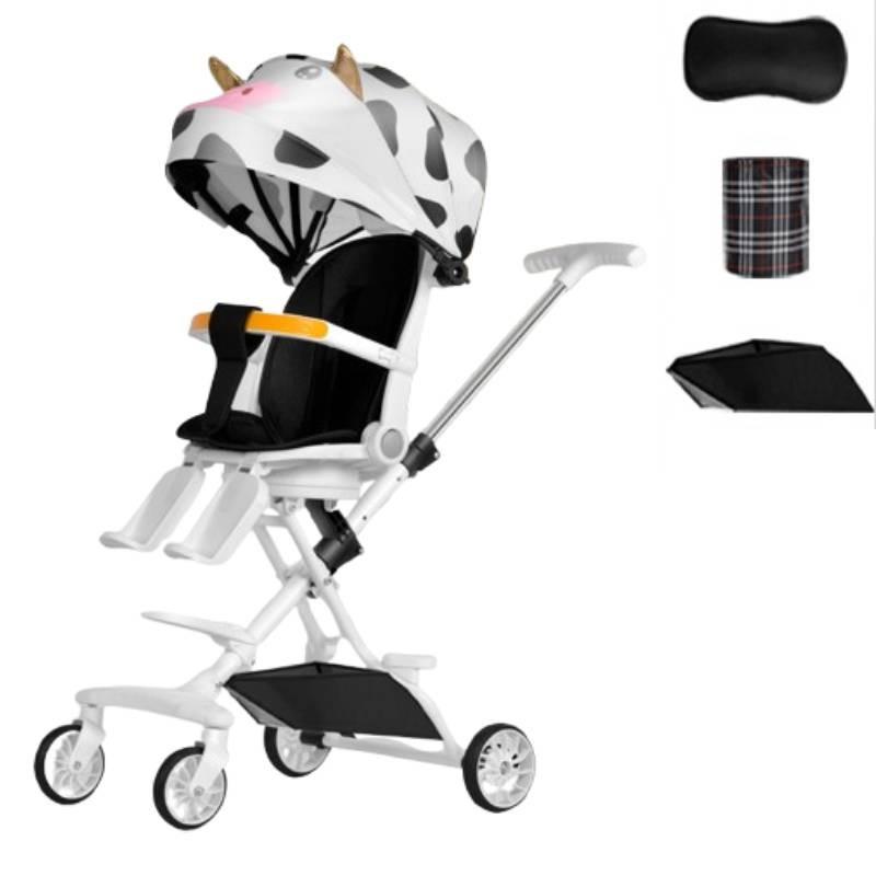 Efficient Foldable Baby Stroller With Adjustable Reclining Seat And Attractive Color Variants