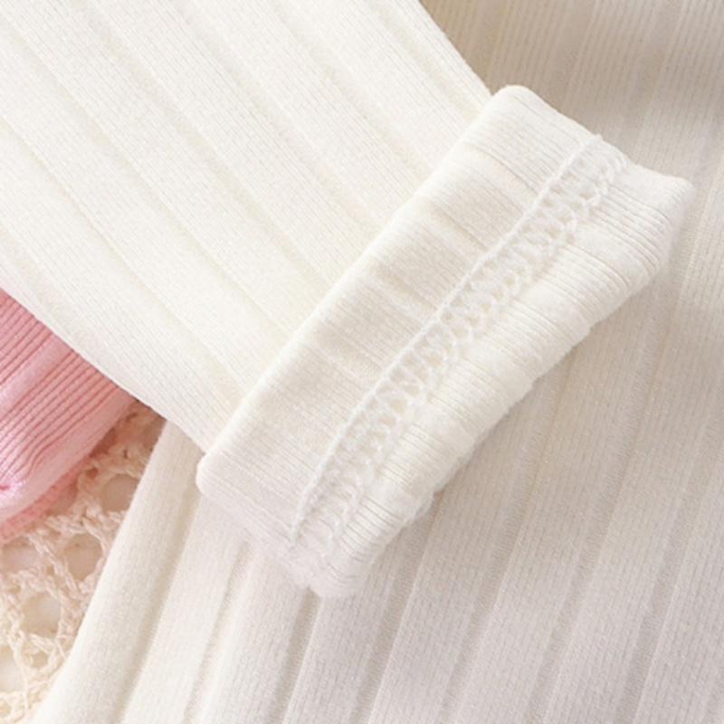 Baby Warm Top Long Sleeved Elastic T-Shirt Solid Color Kids Top