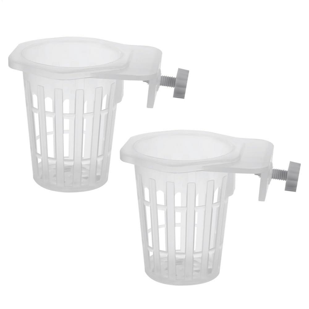 2pcs Fish Tank Planting Cup Hydroponic Support Basket Water Grass Aquatic Plant Holder Flower Pot Hanging Aquarium Accessories