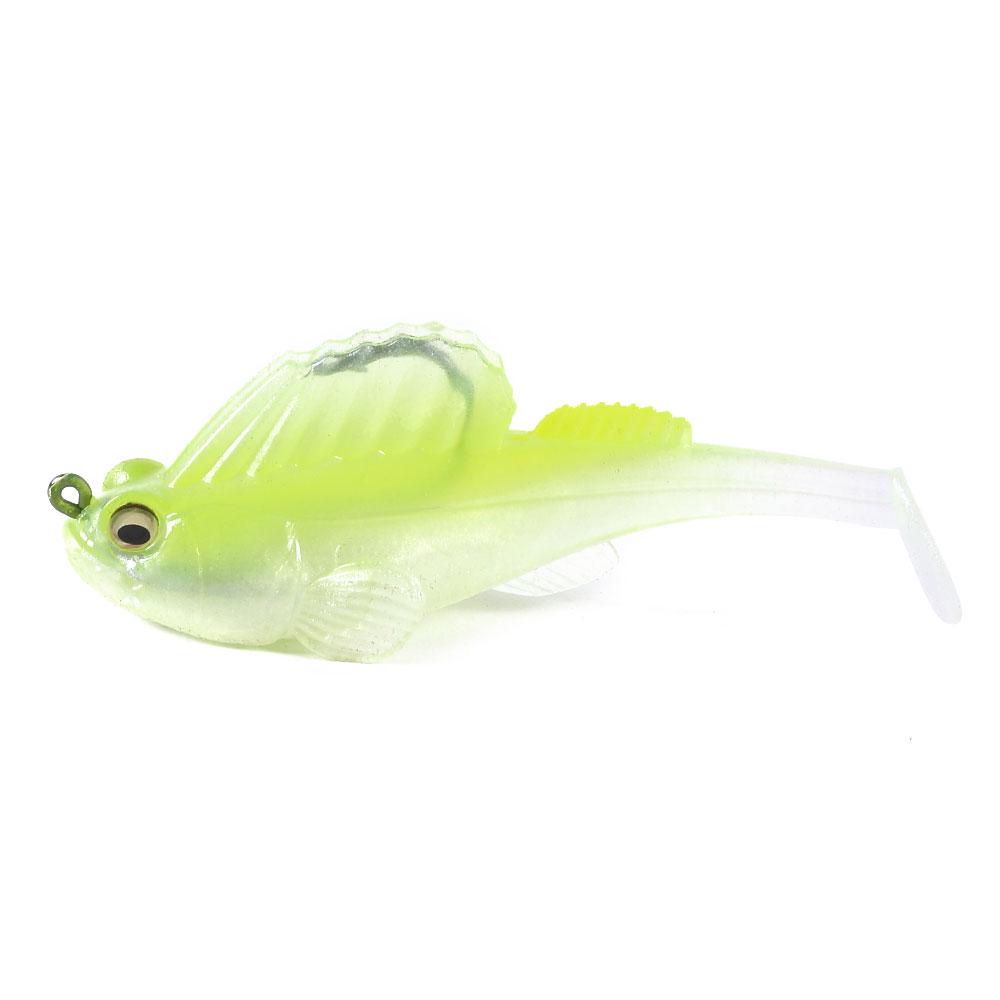 Soft Paddle Tail Baits Fishing Lures with Crankbait, Fishing Gifts, Pre-Rigged Fishing Lures, Soft Swimbaits for Bass Trout Pike Freshwater Saltwater