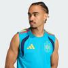 adidas Испания Майки Мужские Бирюзовые Синие С Круглым Вырезом Умеренные Другое