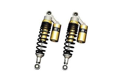 Bike Parts Center 501020 General Purpose RC Rear Shock S Type Black with 2 10mm End Eyes for Old Cars U-shaped Etc.