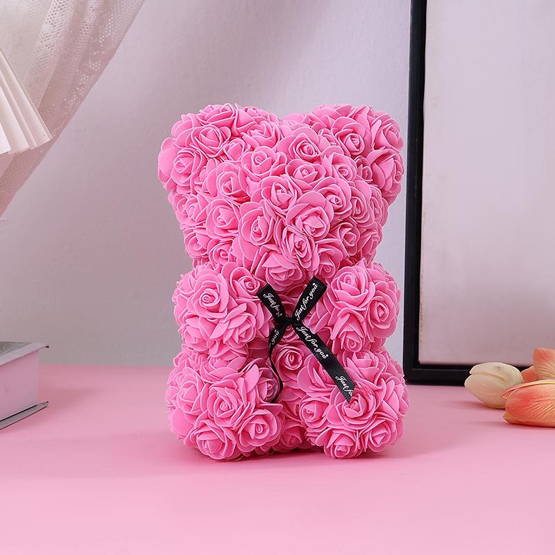 Handmade DIY Preserved Rose Bear: Creative Valentine's & Birthday Gift