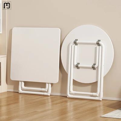 Складной стол Маленький складной стол Удобный домашний обеденный круглый обеденный стол Мебель для кухни Кемпинг