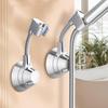 Adjustable Shower Head Holder Suction Cup Bracket No Drill Universal Angle Adjustment 360 Degree Rotation Shower Head Mount