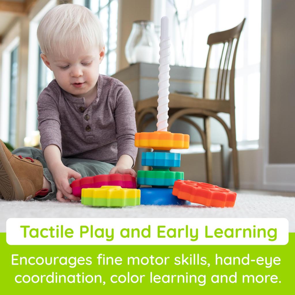 Fat Brain Toys Spin Again Educational Toy, 13x42cm, FA110-1, Authentic