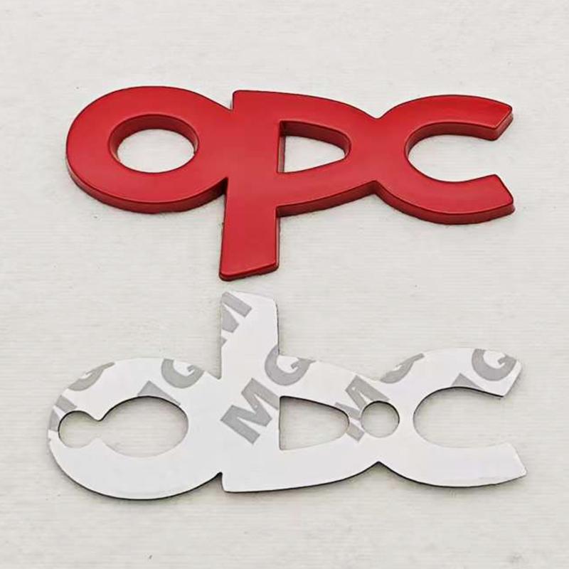 OPC Line Emblem Front Grille Badge Tail Stickers Logo For Opel Astra G H J K F Corsa D Zafira B Insignia Mokka Regal Accessories