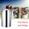 Stainless Steel Bucket Milk Can Water Bucket Wine Pail Oil Barrel Tea Canister Milk Can 14L/10L