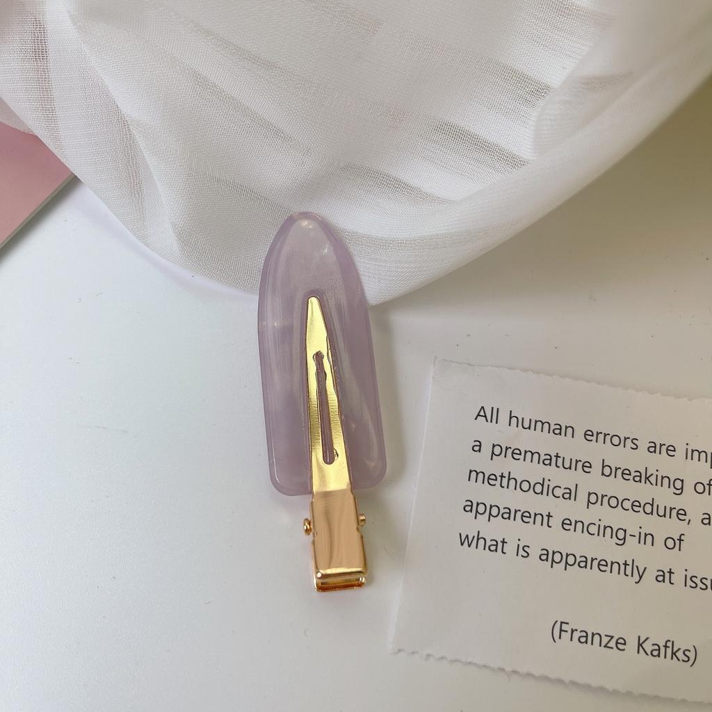 2/3/4 шт. простая розовая сакура бесшовные заколки для волос женские ацетатные листы без изгиба зажим для челки зажим для волос заколки для волос инструмент для укладки волос