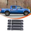 ABS Carbon Fiber Exterior Side Door Handle Cover Trim For Nissan Frontier 05-12