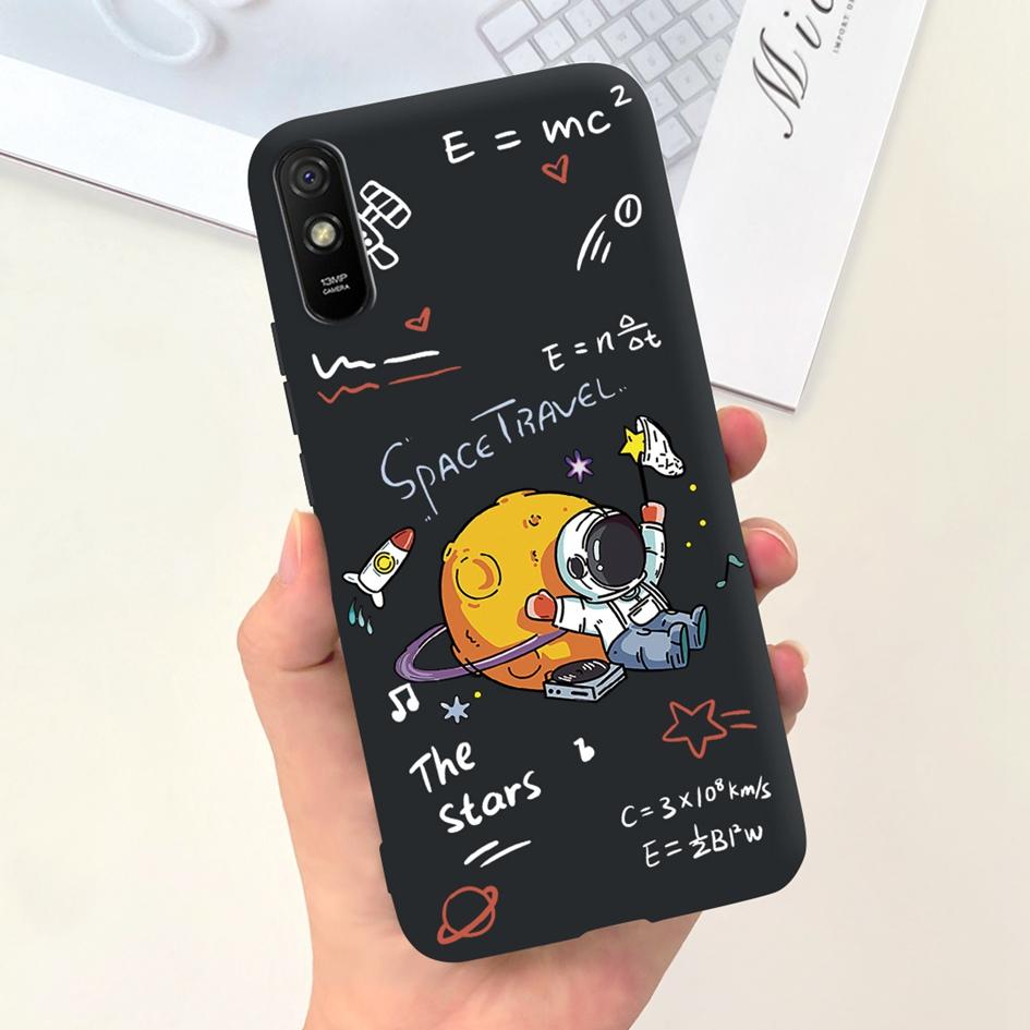 For Xiaomi Redmi 9A 9AT Case Lovely Astronaut Butterfly Soft Silicone Phone Back Cover For Xiaomi Redmi 9i Sport Redmi9a Hoesjes