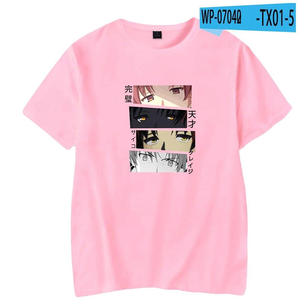 Класс элитной модной футболки, женские летние футболки унисекс с короткими рукавами, повседневные уличные футболки в стиле аниме, футболки унисекс