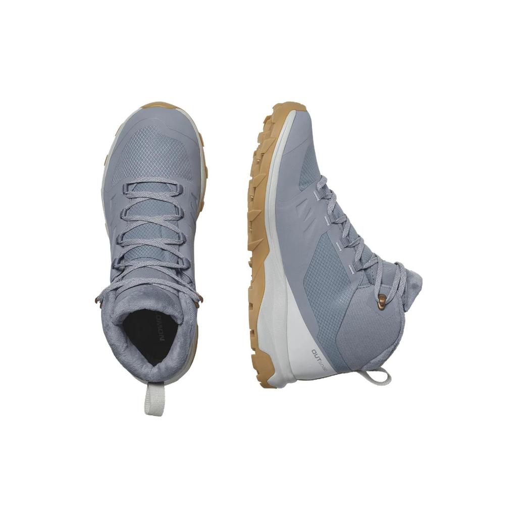 SALOMON Outsnap Cswp Амортизация, Износостойкие Высокие Уличные Ботинки Женские Синие 472899