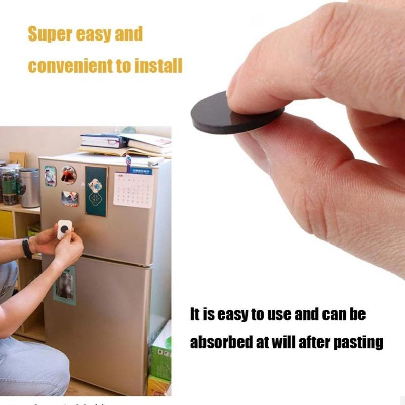 Круглые магнитные точки, самоклеящиеся магнитные листы, гибкие липкие магниты для домашнего офиса, школы, магнитные наклейки, круги