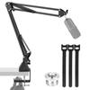 EmJTao SoloCast USB Boom Arm Mic Adjustable Suspension Boom Scissor Arm Stand for HyperX SoloCast Gaming Microphone Stand,