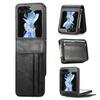 Чехол-кошелек для Samsung Galaxy Z Flip 7 5G Flip7 FE Flip6 Flip5 Flip4 Flip3 Flip 6 5 4 3 Кожаная защита Держатель для карт