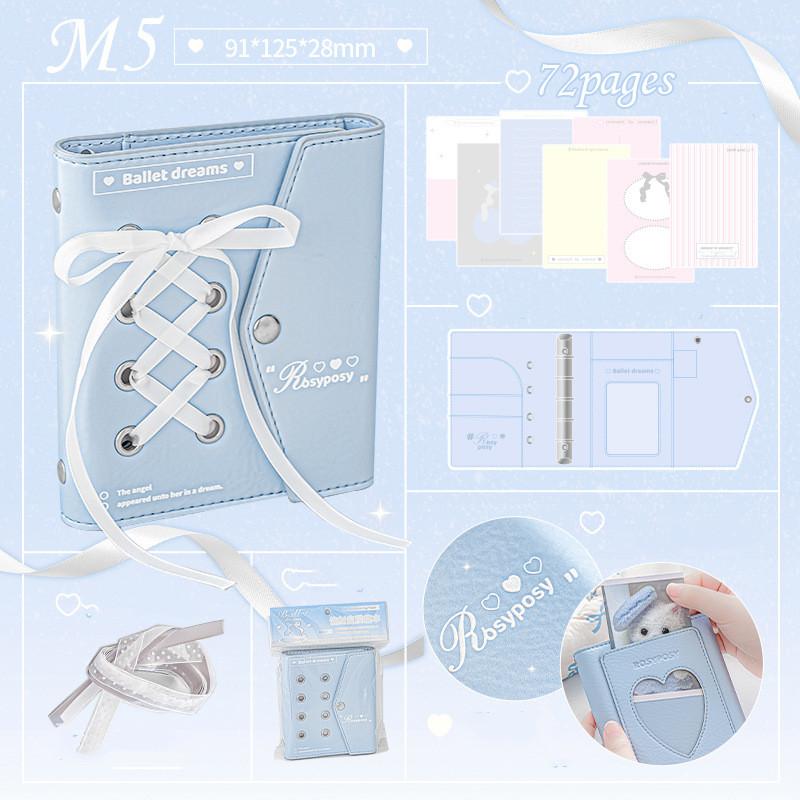 2025 Kawaii Ballet Конверт PU Блокнот Планировщик Ежегодный Ежедневный Еженедельный Планировщик Книга Подарочная Школьная Канцелярия