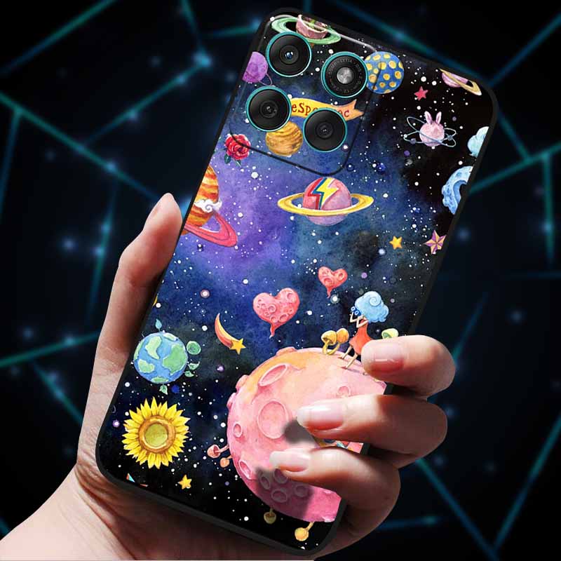 For Motorola Edge 60 Fusion Case 60Stylus 3D Flowers Emboss Phone Cases for Moto Edge 60 PRO Stylus Back Soft Silicone Bumper