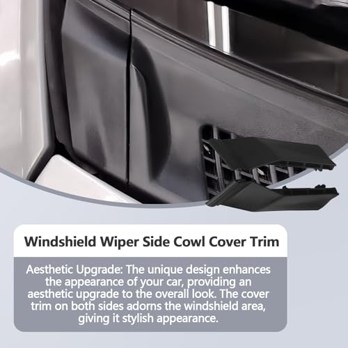 Suitable for Toyota 2014-2019 Corolla wiper arm side cover replacement Black 55083-02010 right 55084-02250 left a pair