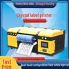 UVDTF Crystal Label Printer: All-in-One Machine for Roll Laminating, Logo Printing, and Crystal Sticker Printing.