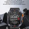 NX20 Смарт-часы для мониторинга здоровья с тактическим фонариком и голосовым помощником Спортивные часы