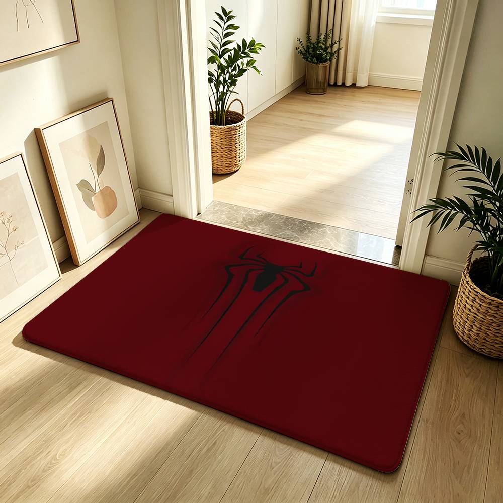 Cool S-Spider-Mans Carpet Bathroom Anti-slip Mat Door Mat Home Decoration Mat Entrance Door Mat Scratch-resistant Door Mat