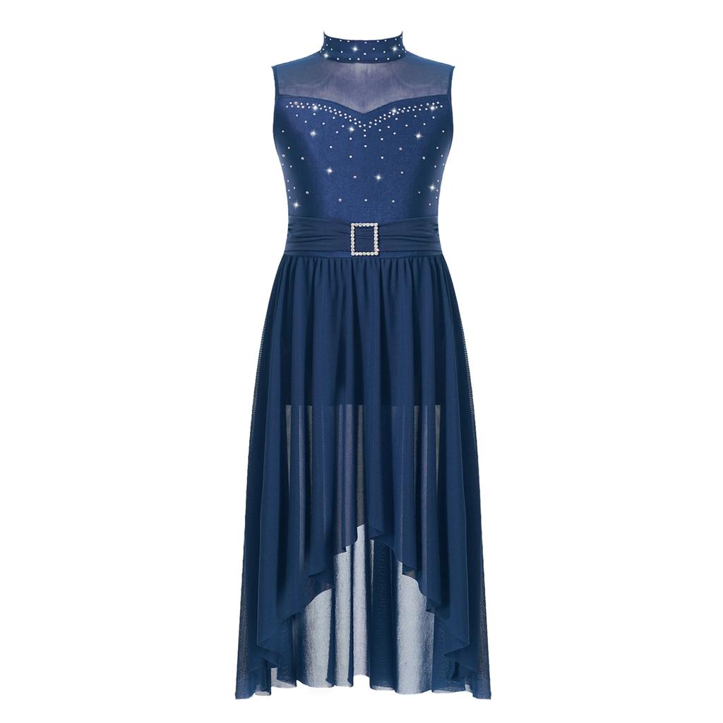 Платье для лирических танцев для девочек, трико для латинской джазовой гимнастики, От 5 до 16 лет, балетное платье, костюм для выступлений