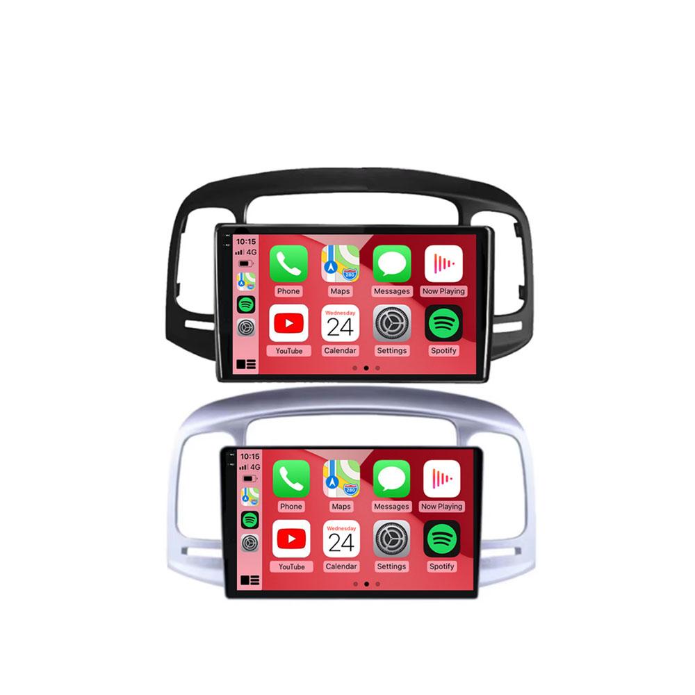 Android 14 для Hyundai Accent 3 2006 - 2011 GPS беспроводной Carplay стерео автомобильное радио центральный мультимедийный навигационный экран 2DIN 4G