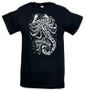 Sting Белый Скорпион WWE Мужская черная футболка