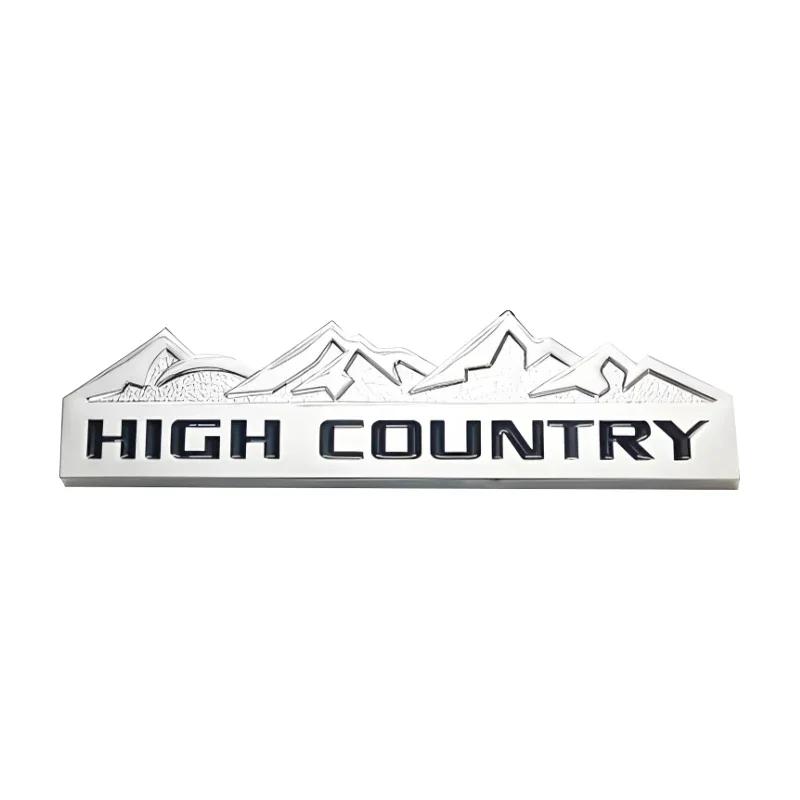 3D ABS Эмблема Наклейка на кузов автомобиля Задний багажник Значок Для chevrolet Colorado HIGH COUNTRY malibu XL silverado spark LT Аксессуары